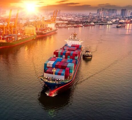 Logistics and transportation of Container Cargo ship and Cargo plane-GettyImages-1144933955-Med